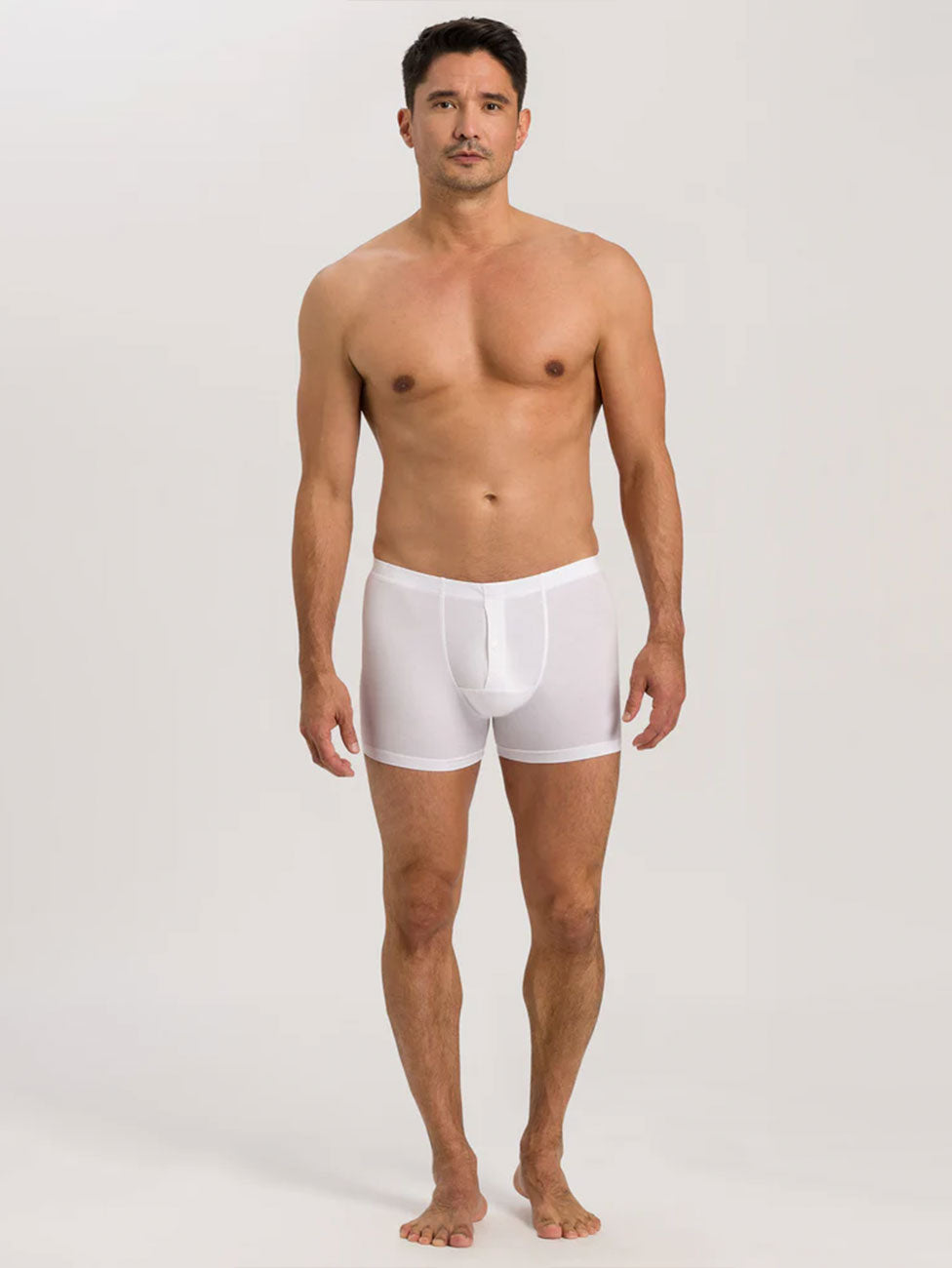 HANRO LONG LEG BOXER MEN BRIEFS WITH FLY
