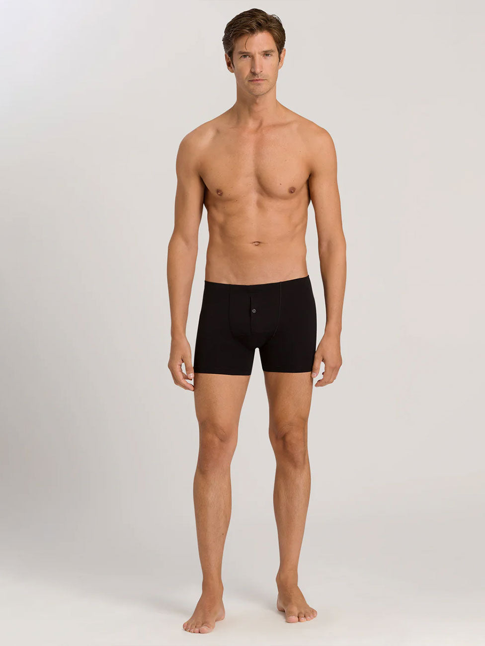 HANRO LONG LEG BOXER MEN BRIEFS WITH FLY