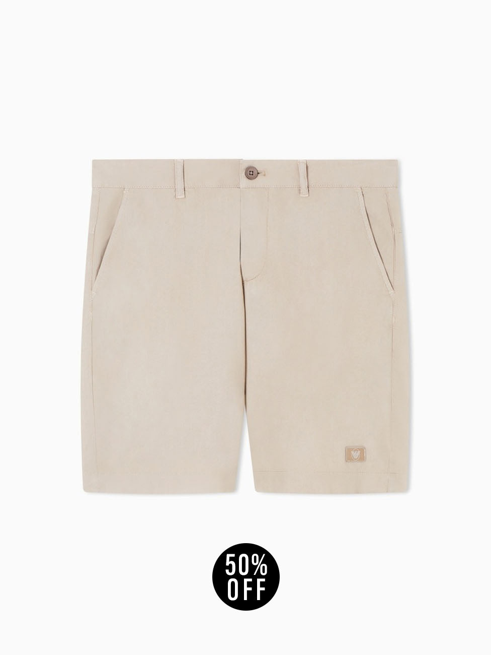 Emporio Armani Satin Label Cotton Shorts