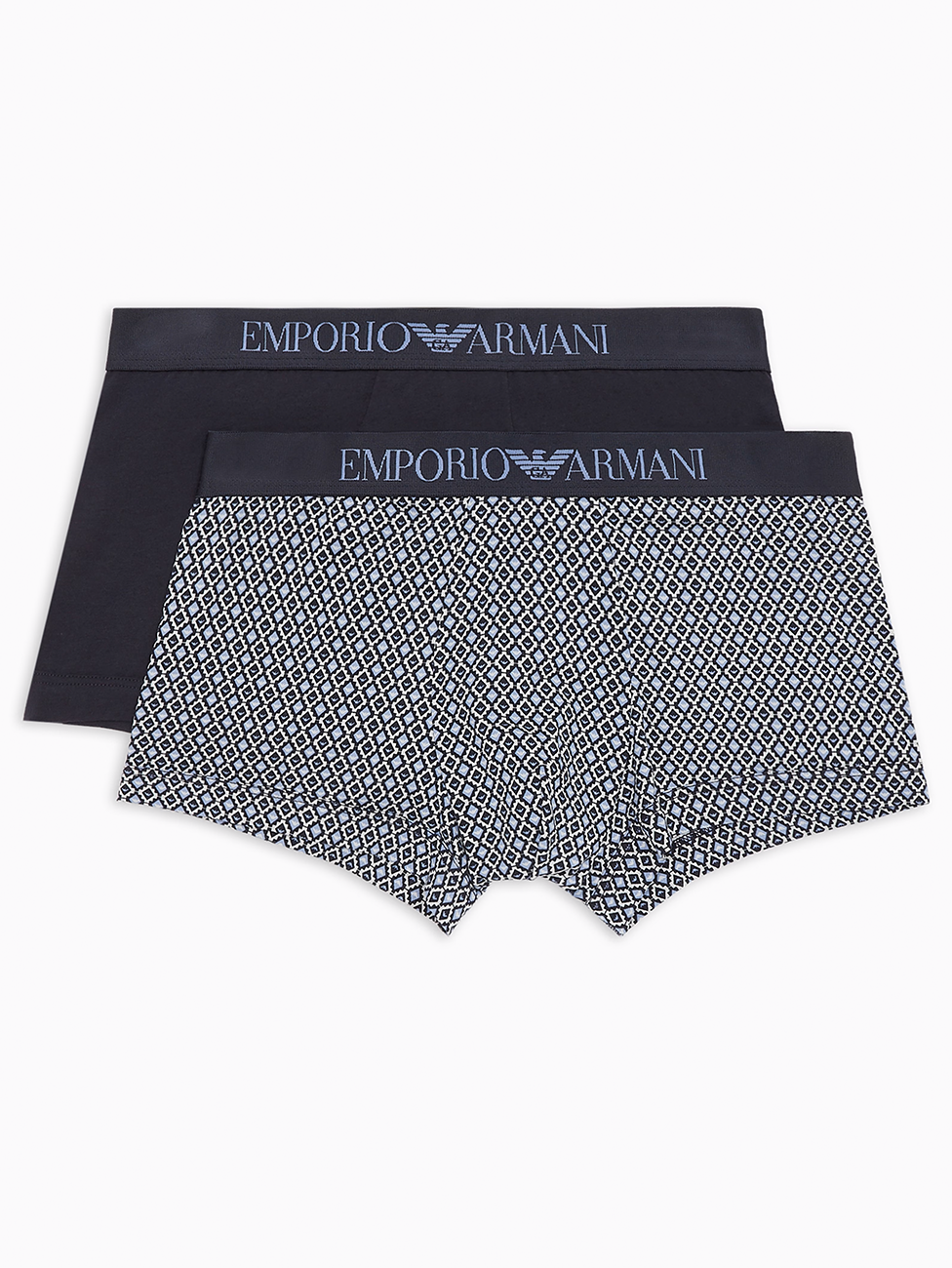 Emporio Armani Mixed Pattern Boxer Briefs (Pack of 2)