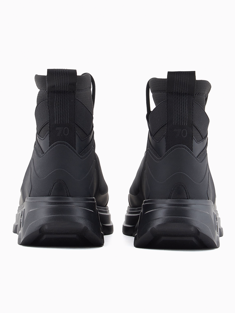 EA7 Triple Matt Black 7.0 High-top Sneakers