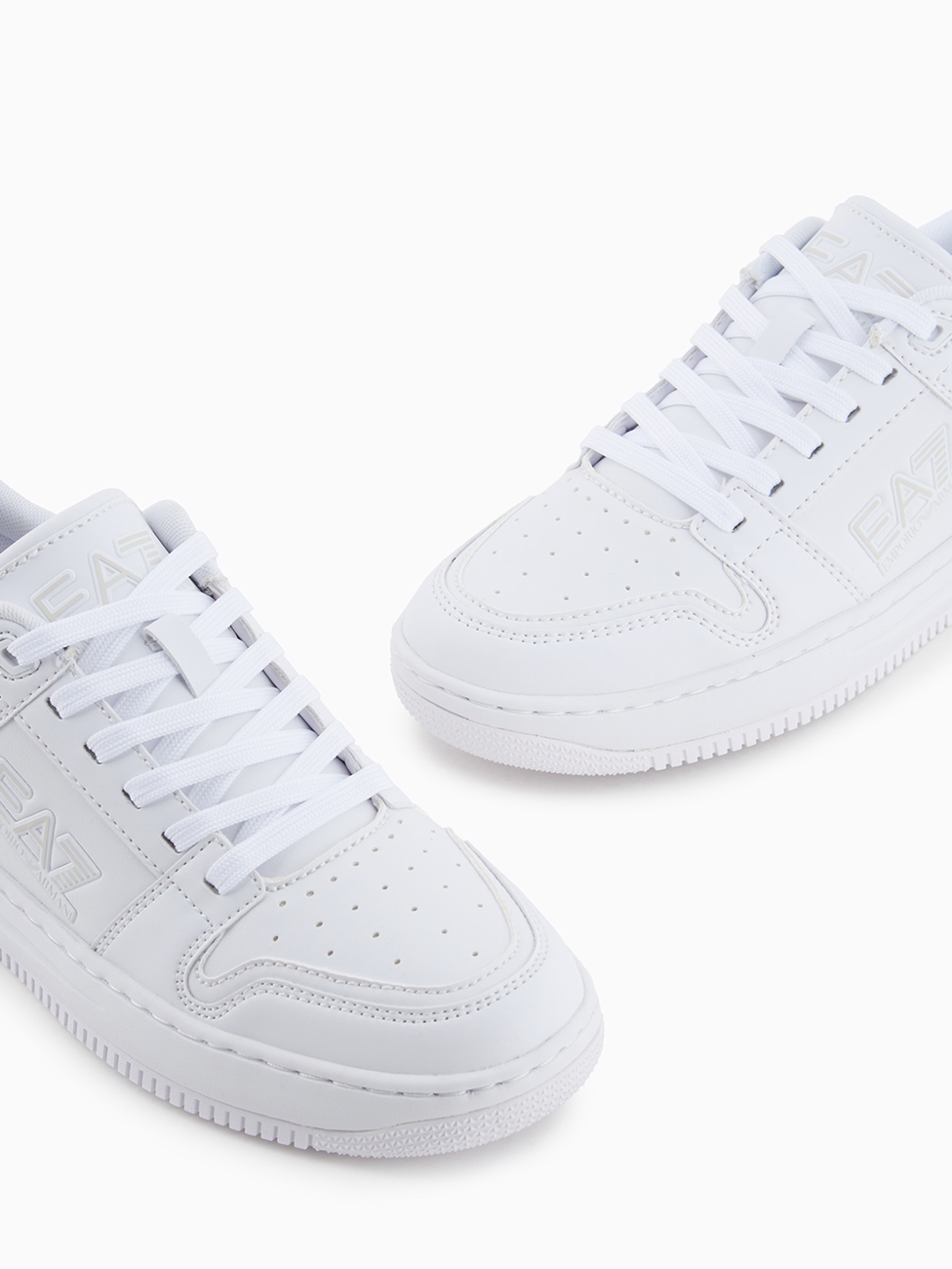 EA7 Full White Slasher Sneakers