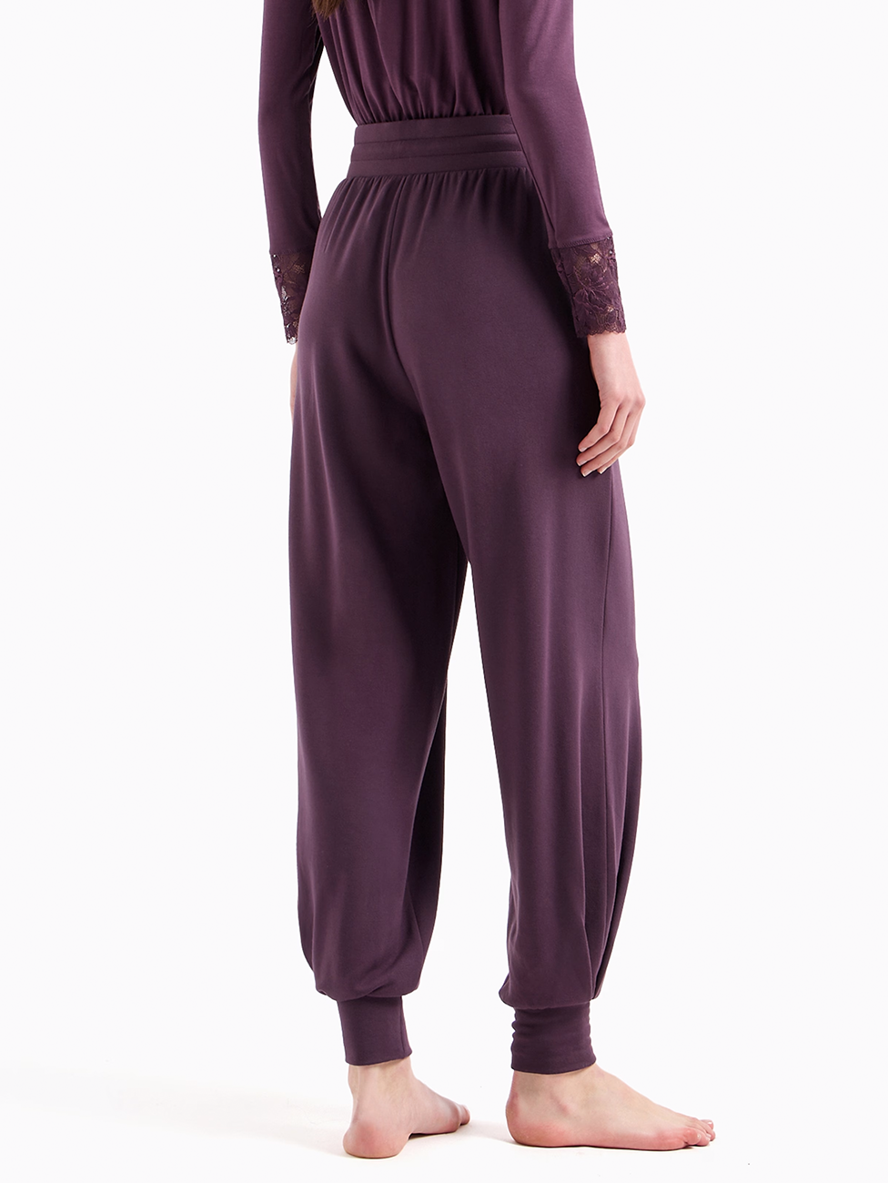 Emporio Armani Ladies Viscose Loungewear Joggers