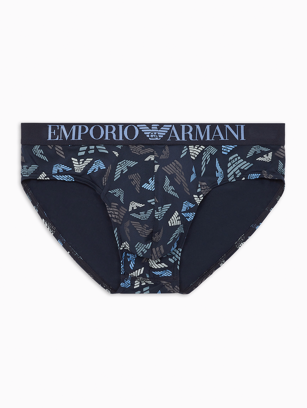 Emporio Armani All-Over Print Microfiber Briefs