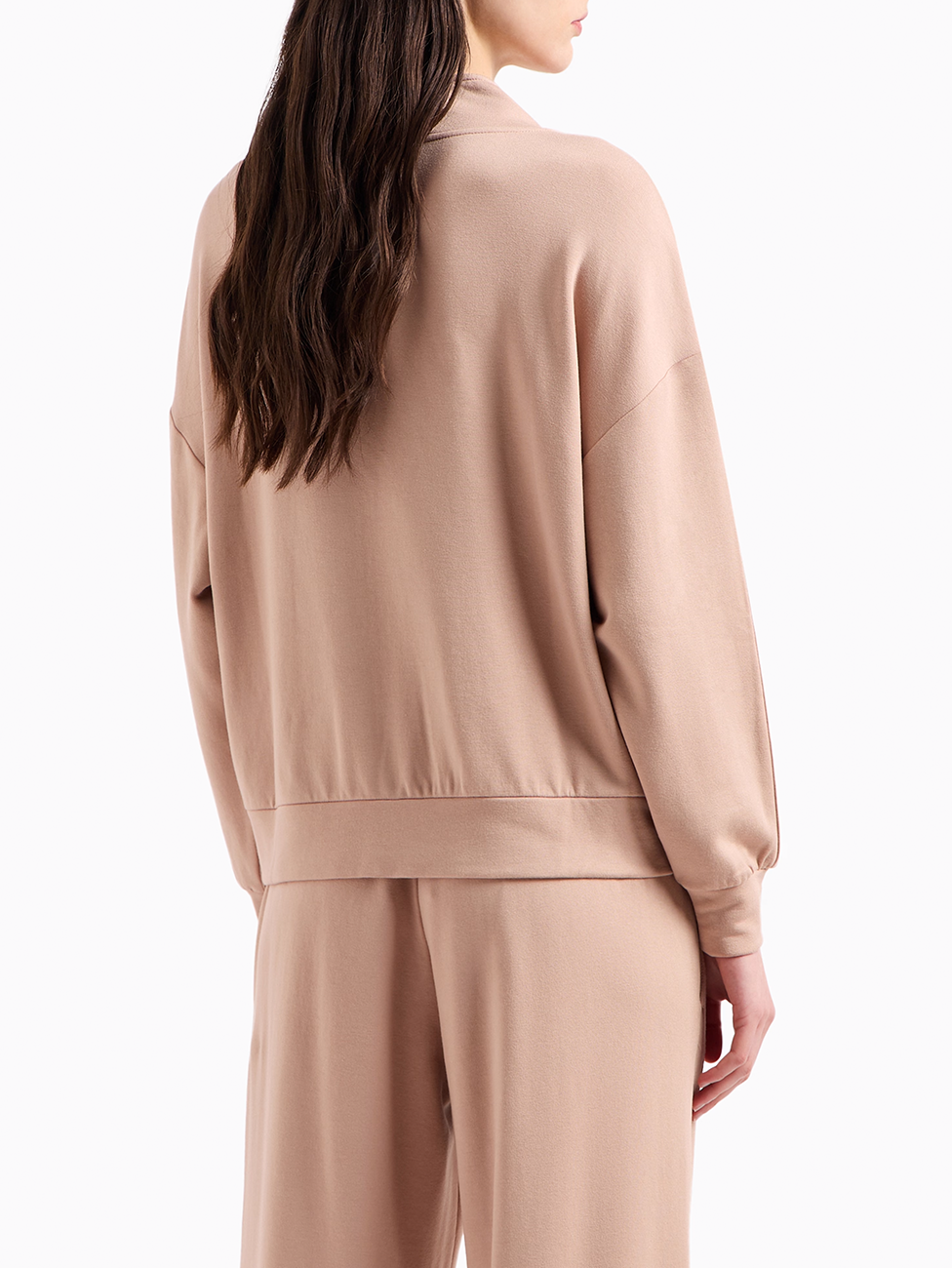 Emporio Armani Full-Zip Loungewear Ladies Sweatshirt