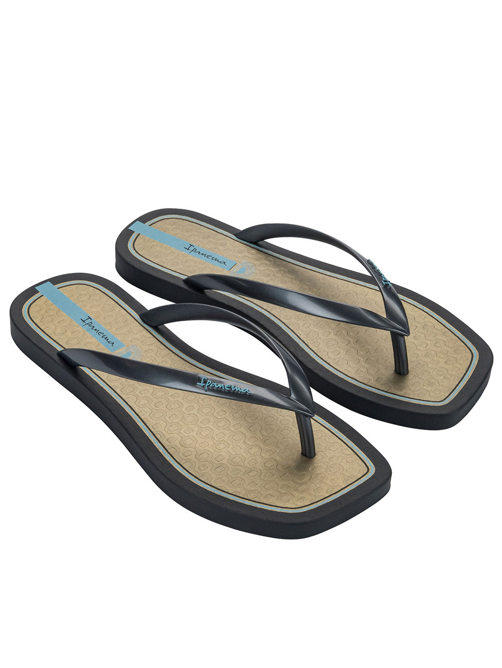 Ipanema Beige/Gold Ladies Slippers