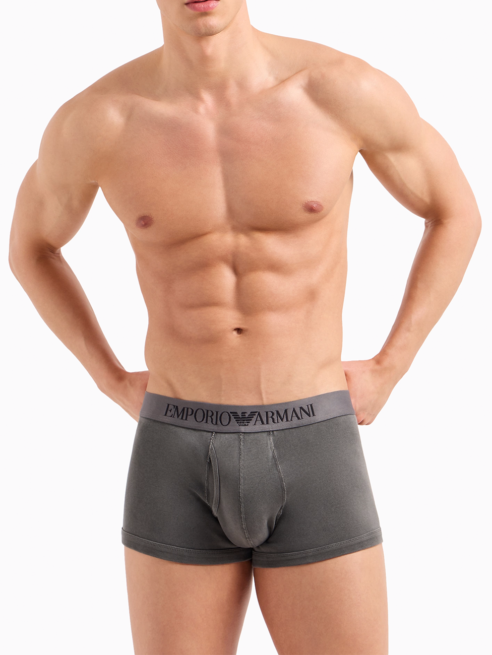 Emporio Armani Ribbed Cotton Boxer Briefs