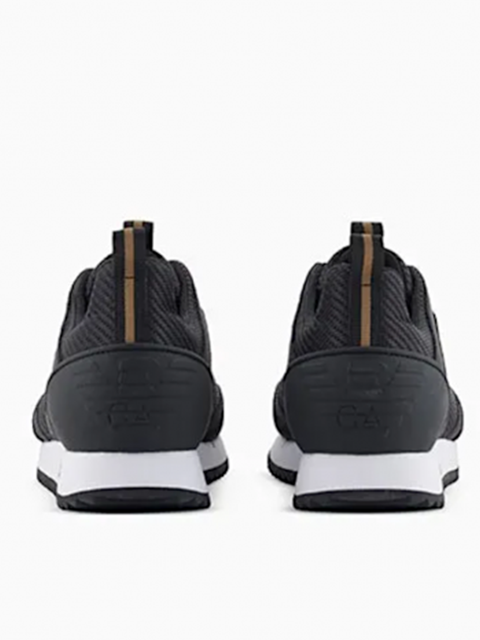 EA7 Black & Gold Carbon Sneakers