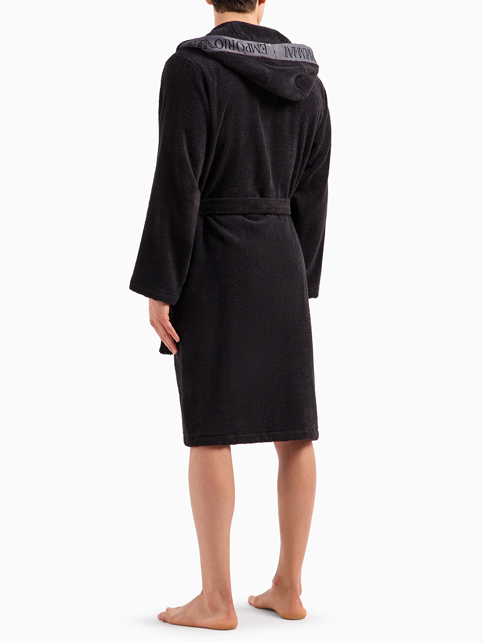 Emporio Armani Men's Woven Bathrobe