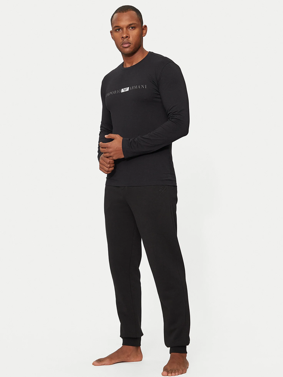 Emporio Armani Men's Crew Neck Long Sleeve T-shirt