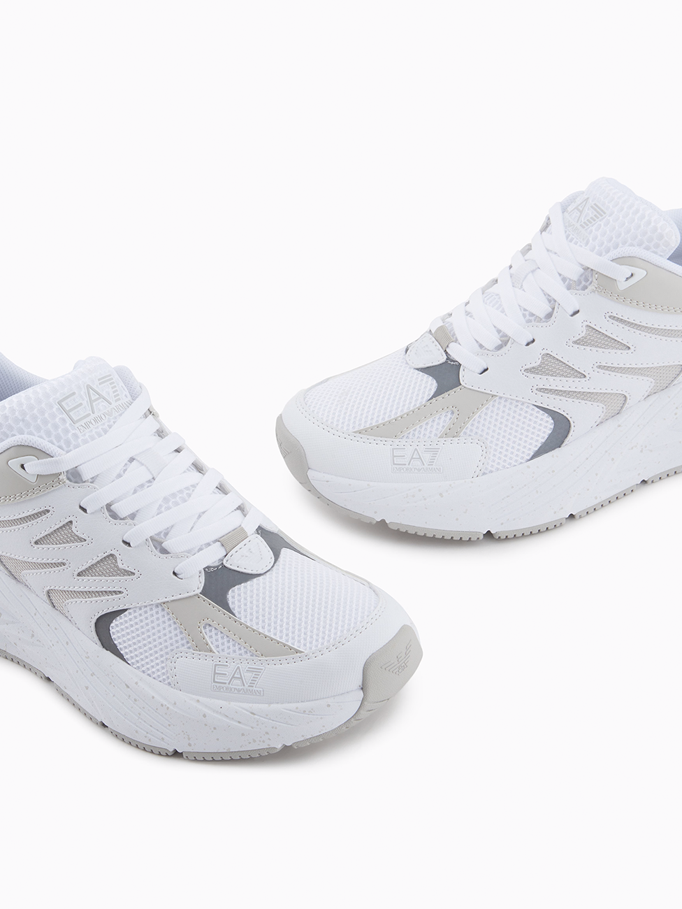 EA7 White Crusher Sonic Dart Sneakers