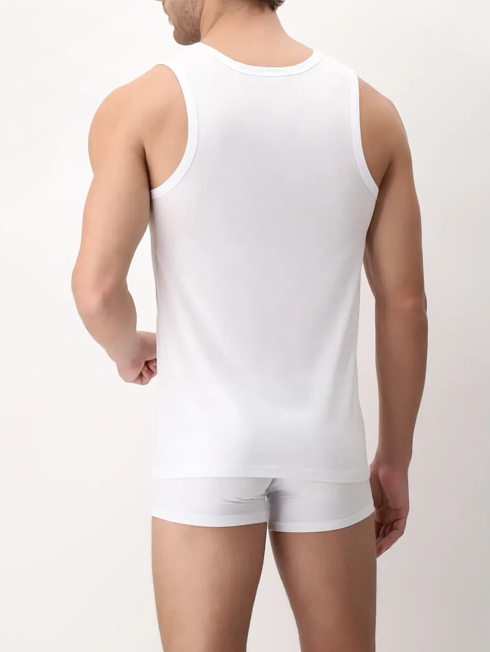 CAGI Wide Shoulder Natural Comfort Cotton Tank Top