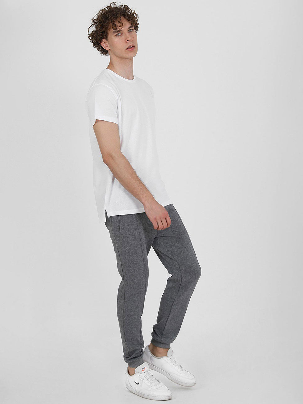 John Frank Basic T-Shirt Pique - Black