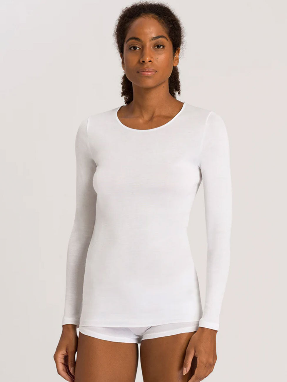 HANRO Seamless Long Sleeve Women Shirt