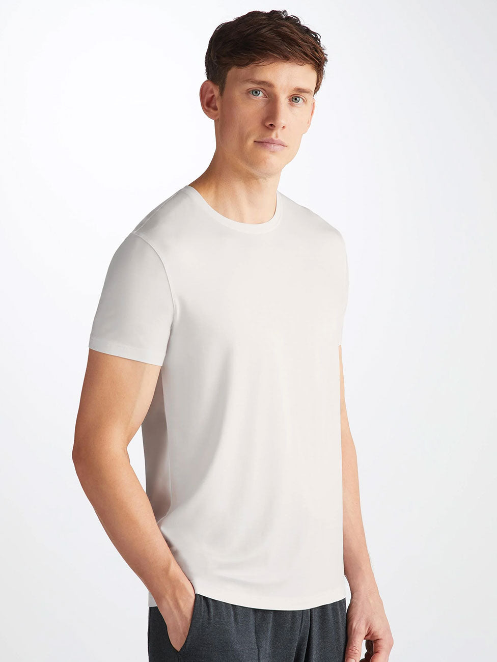 Derek Rose Basel Micro Modal Stretch Men's T-Shirt