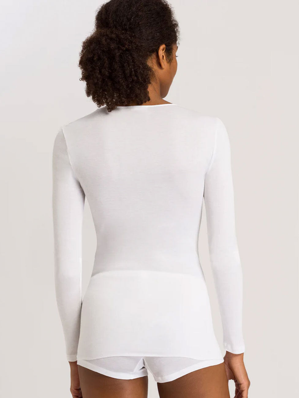 HANRO Seamless Long Sleeve Women Shirt