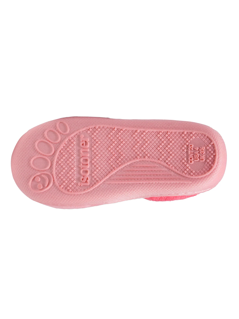 Isotoner Baby Unicorn Pink Zip Booties