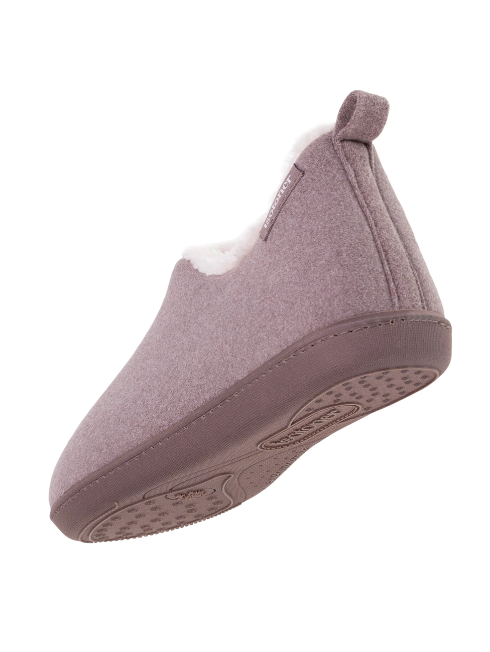 Isotoner Women's Low Ankle Boots Slippers In Mottled Beige