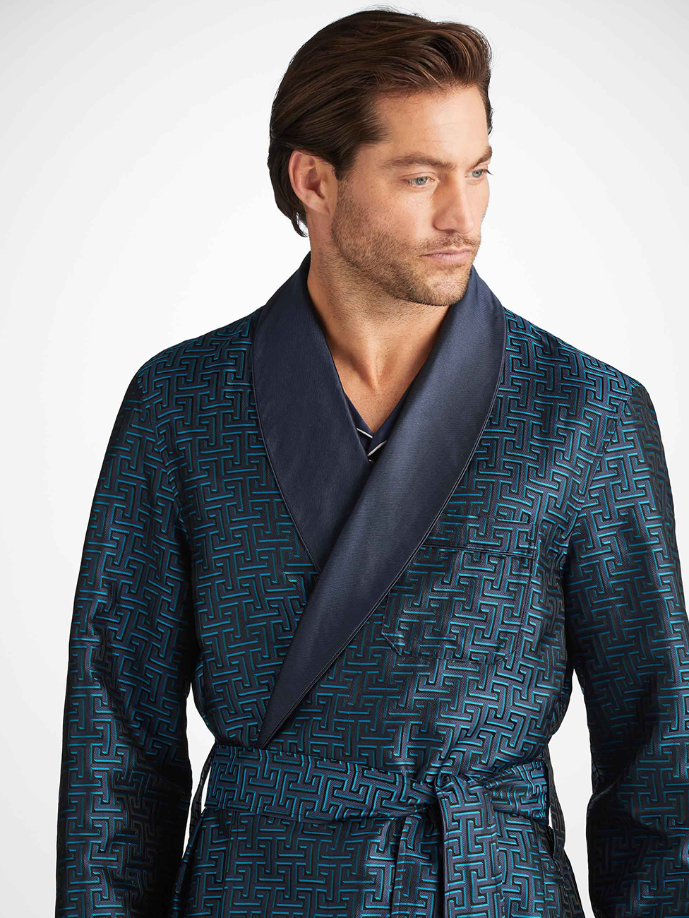 Derek Rose Verona 68 Silk Men's Robe