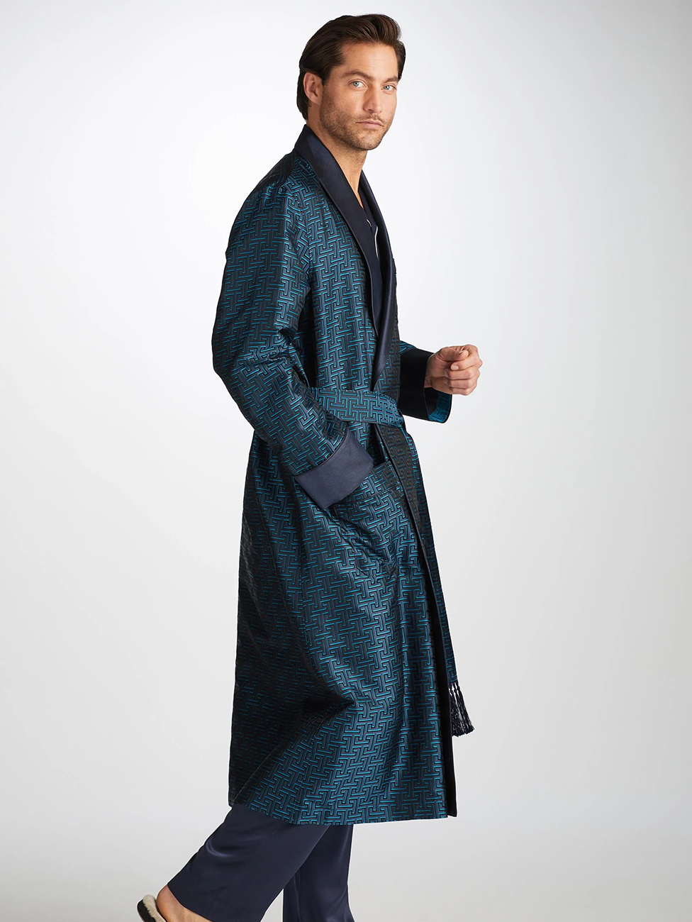 Derek Rose Verona 68 Silk Men's Robe