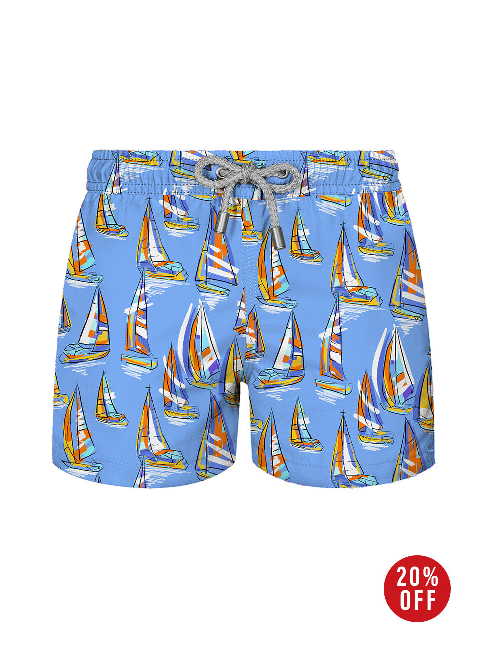 John Frank Kids All Over Printed Swim Short Maine