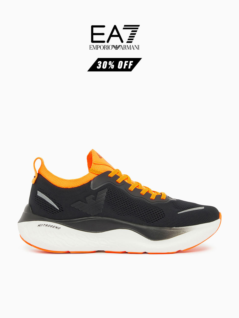 EA7 Black Nitro Wave Sneakers