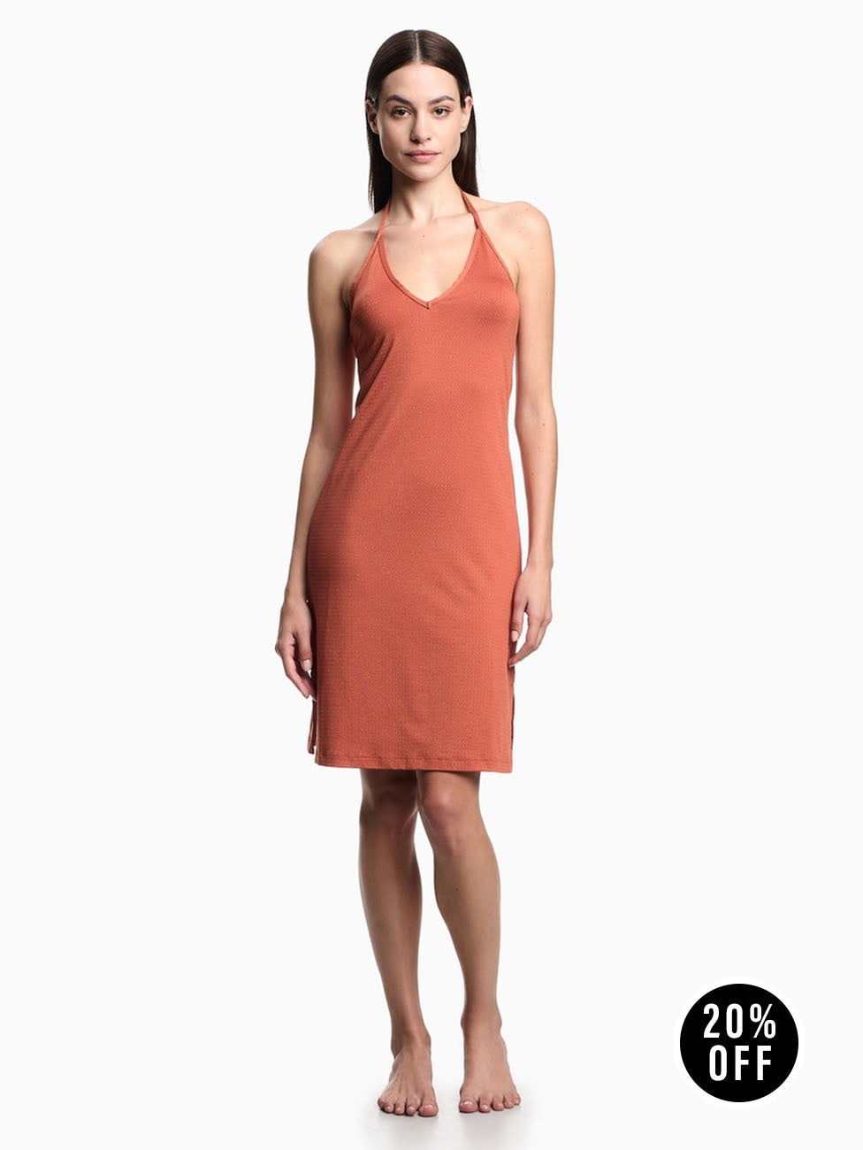 Emporio Armani Lycra & Lurex Beach Dress