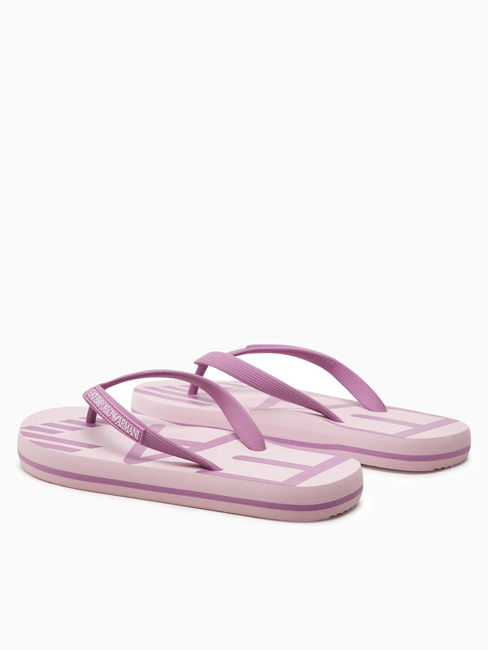 EA7 Rose Rubber Flip Flops