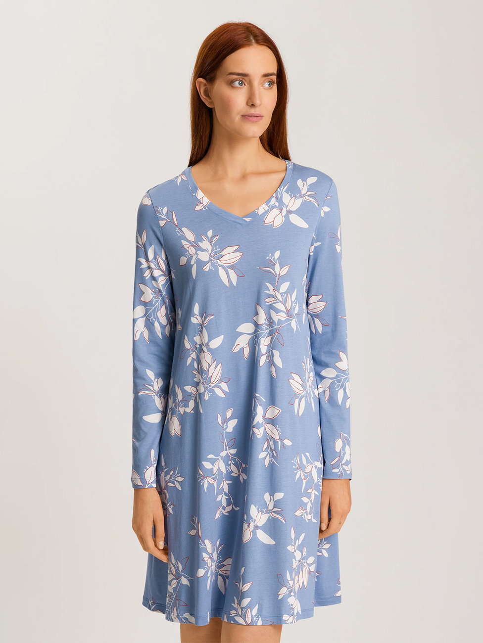 Hanro Women's Pearly Flowers Nightgown