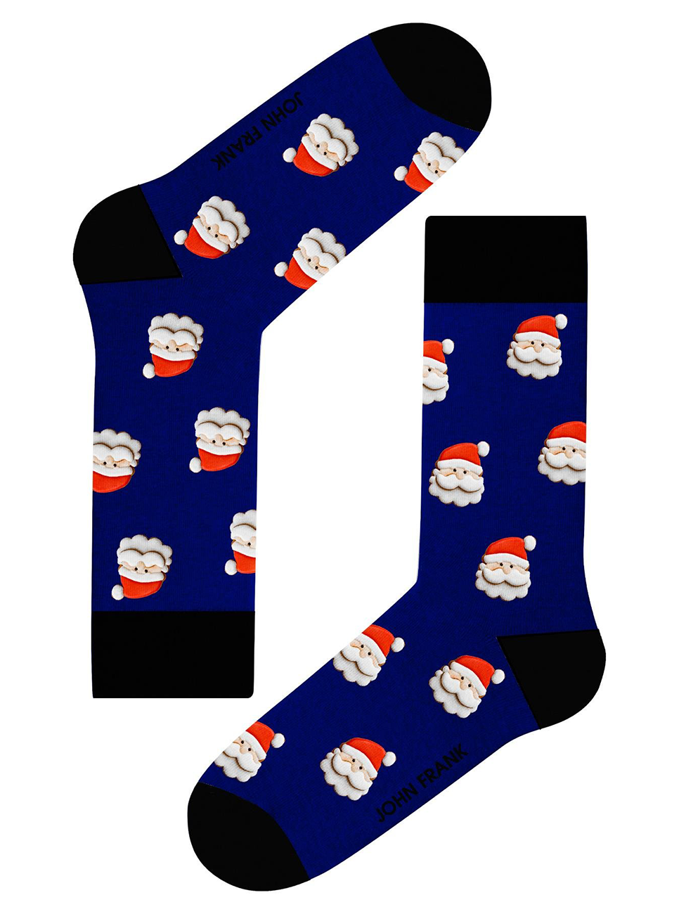 John Frank Fun Christmas Santa Long Socks