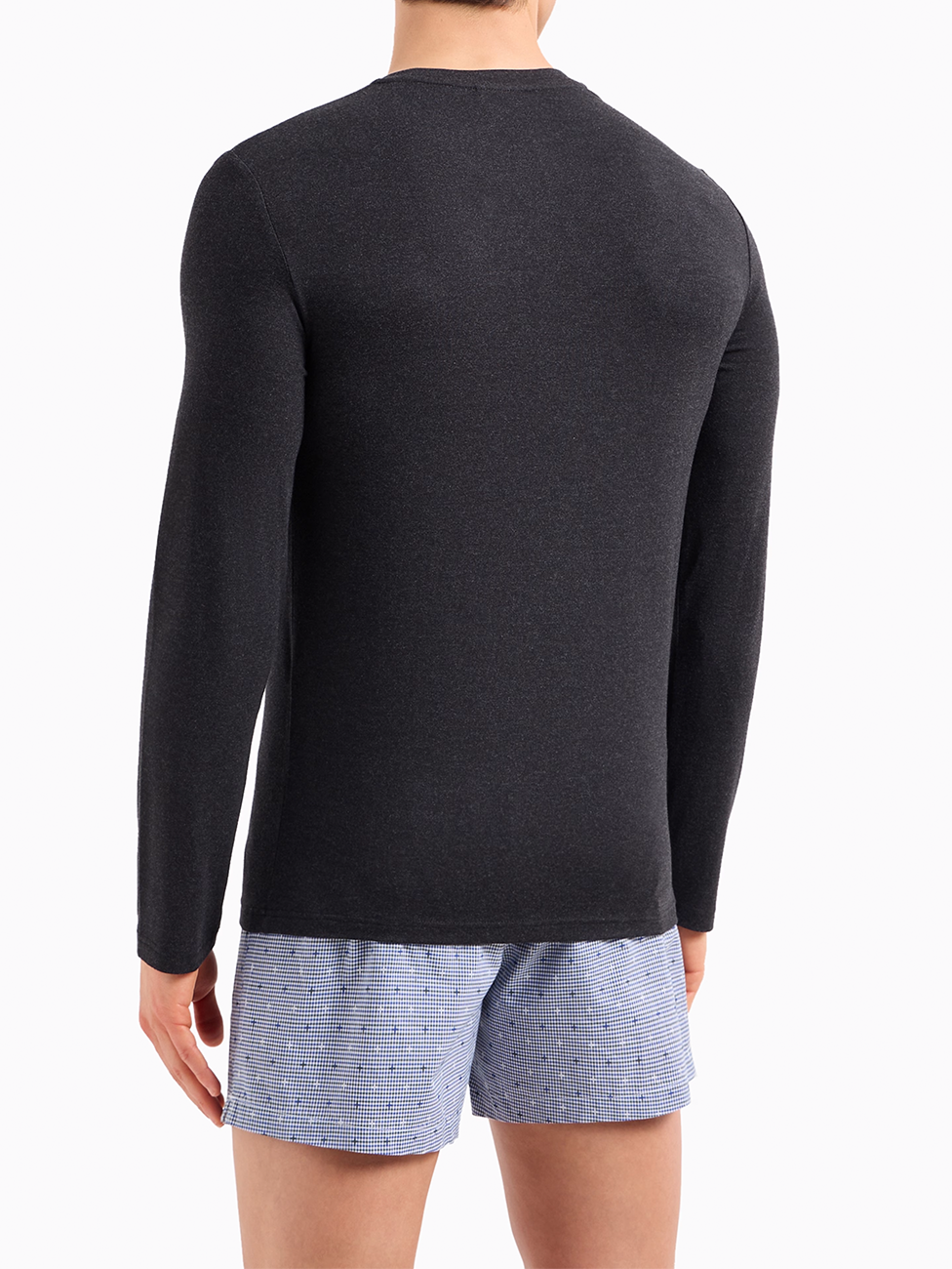 Emporio Armani Wool-Look Viscose Loungewear Top