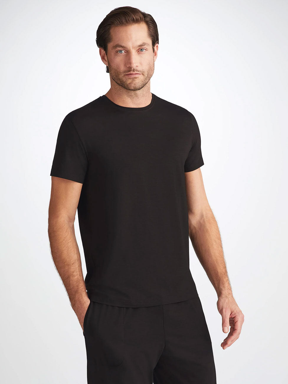 Derek Rose Basel Micro Modal Stretch Men's T-Shirt