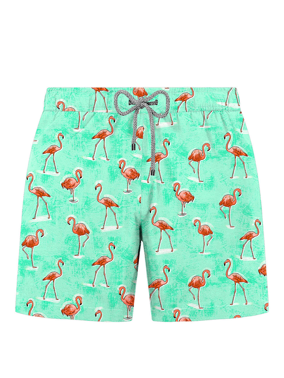 John Frank Gts All Over Printed Swim Shorts - Flamingo