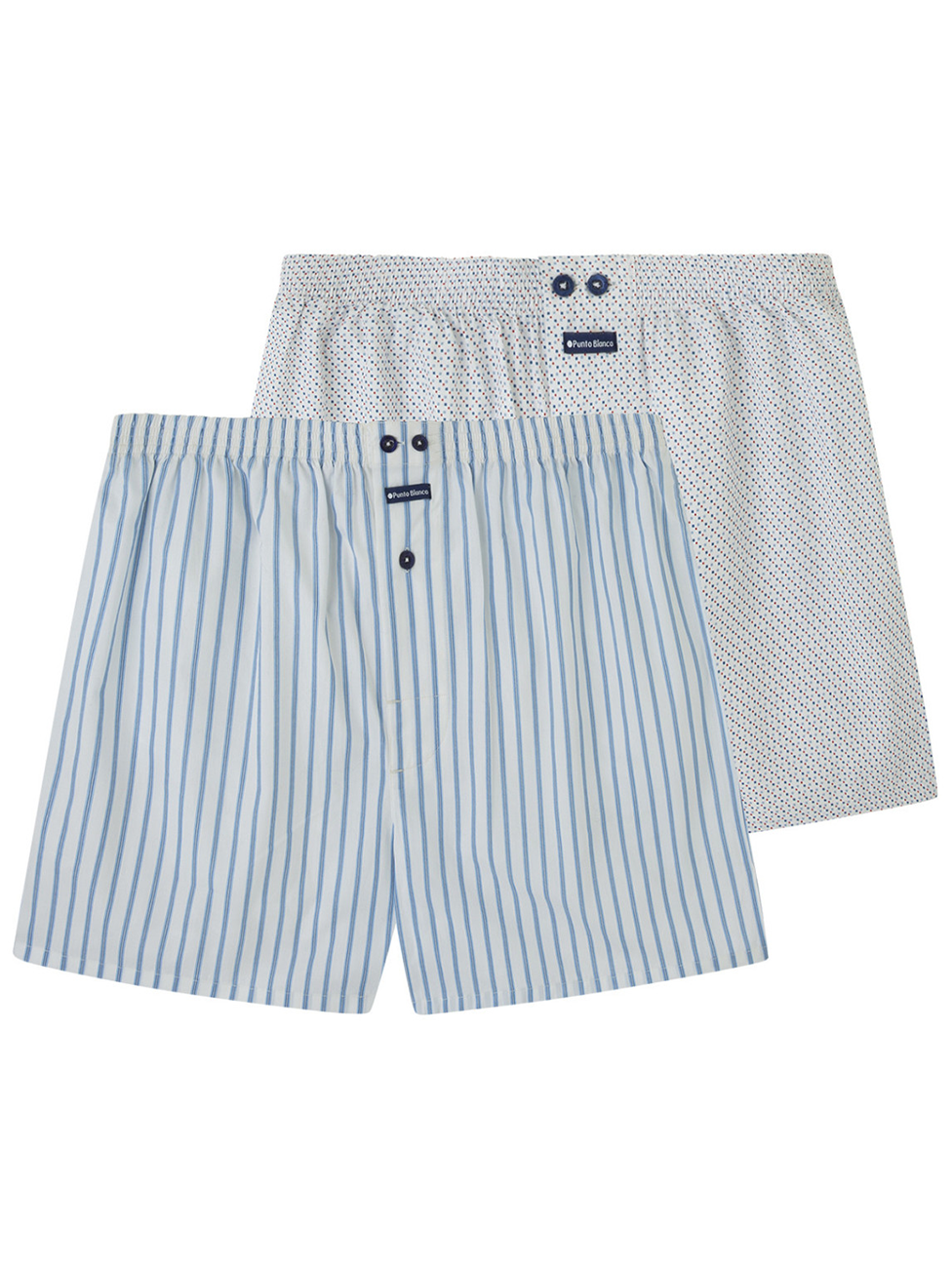 Punto Blanco Split Fabric Boxers (Pack of 2)