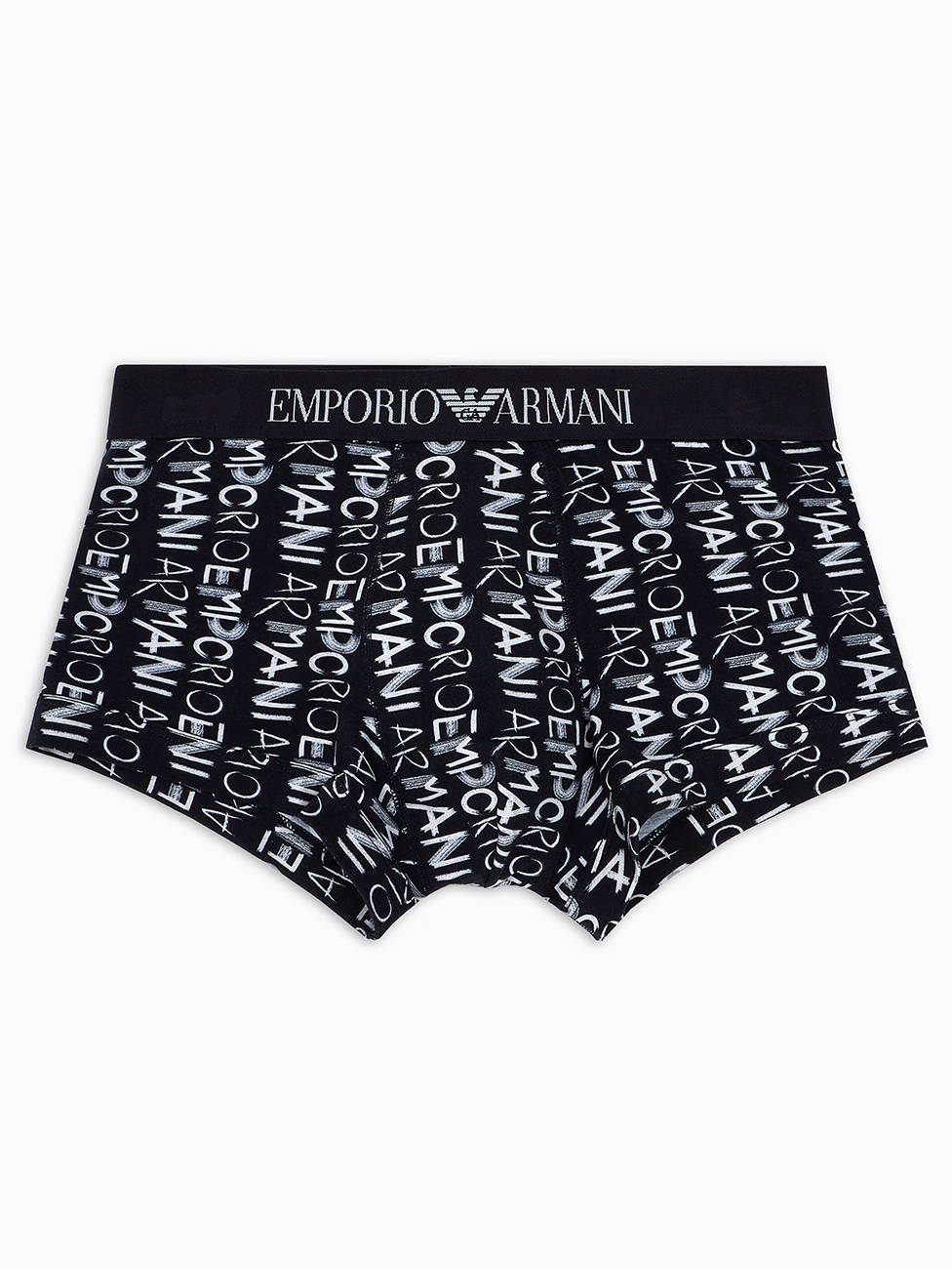 Emporio Armani All-Over Logo Print Boxer Briefs