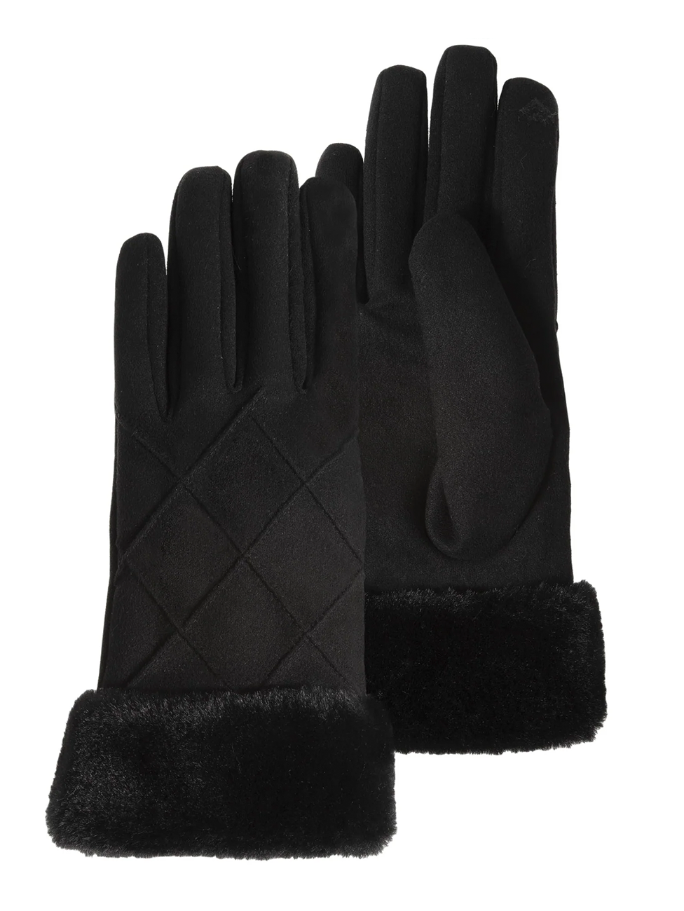 Isotoner Women's Suede Touchscreen Gloves