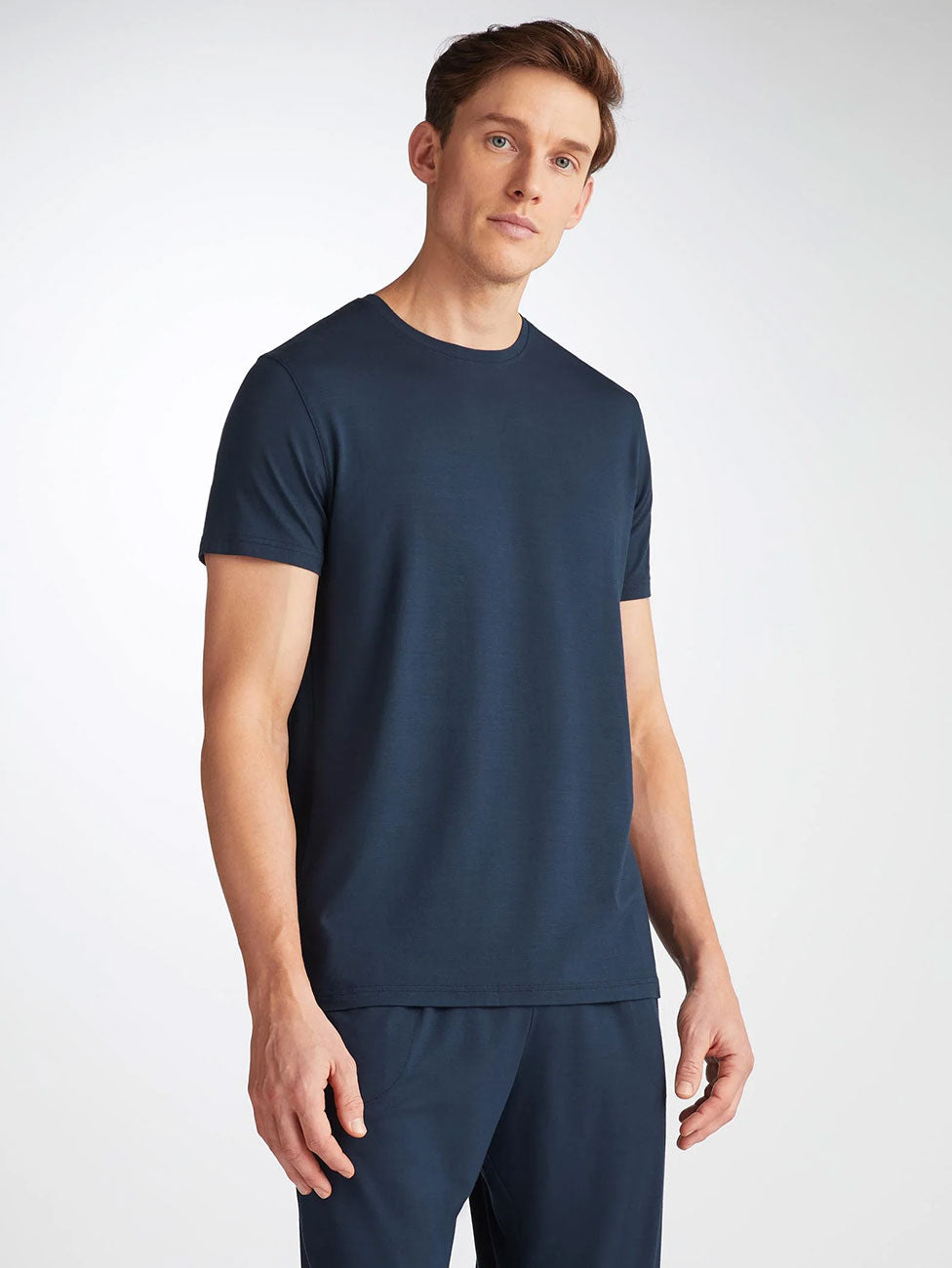 Derek Rose Basel Micro Modal Stretch Men's T-Shirt