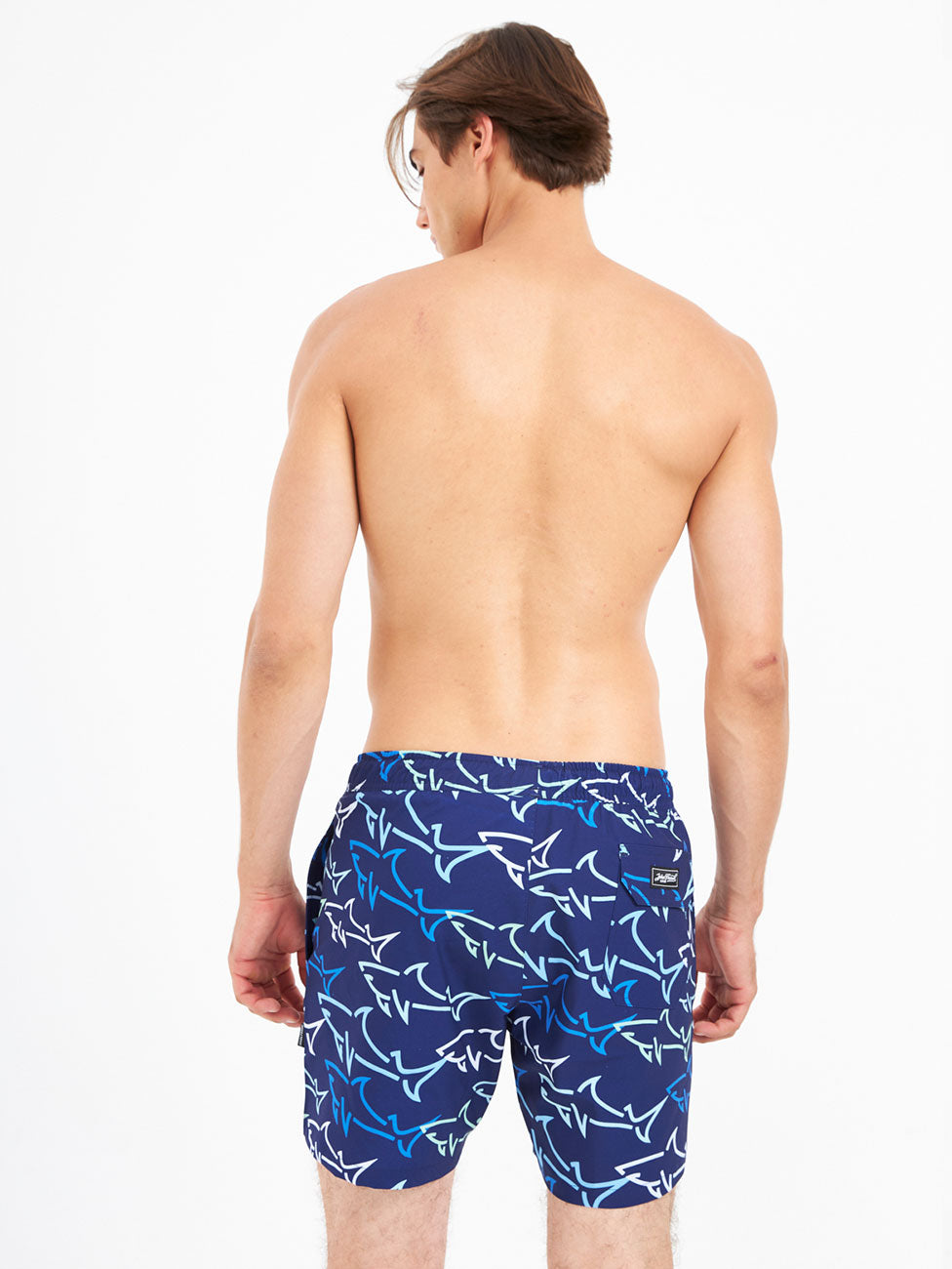 John Frank Gts All Over Printed Swim Shorts - Great Shark
