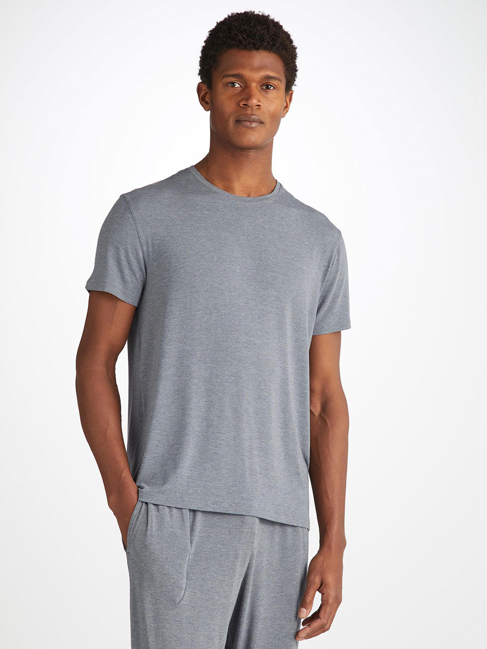 Derek Rose Basel Micro Modal Stretch Men's T-Shirt