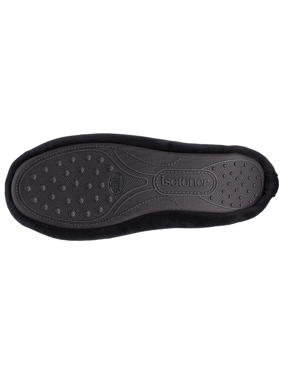 Isotoner Women's Black Ballerina Slippers