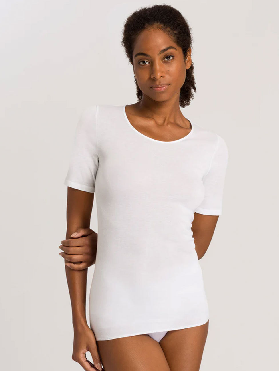 HANRO Seamless Short Sleeve Women Shirt