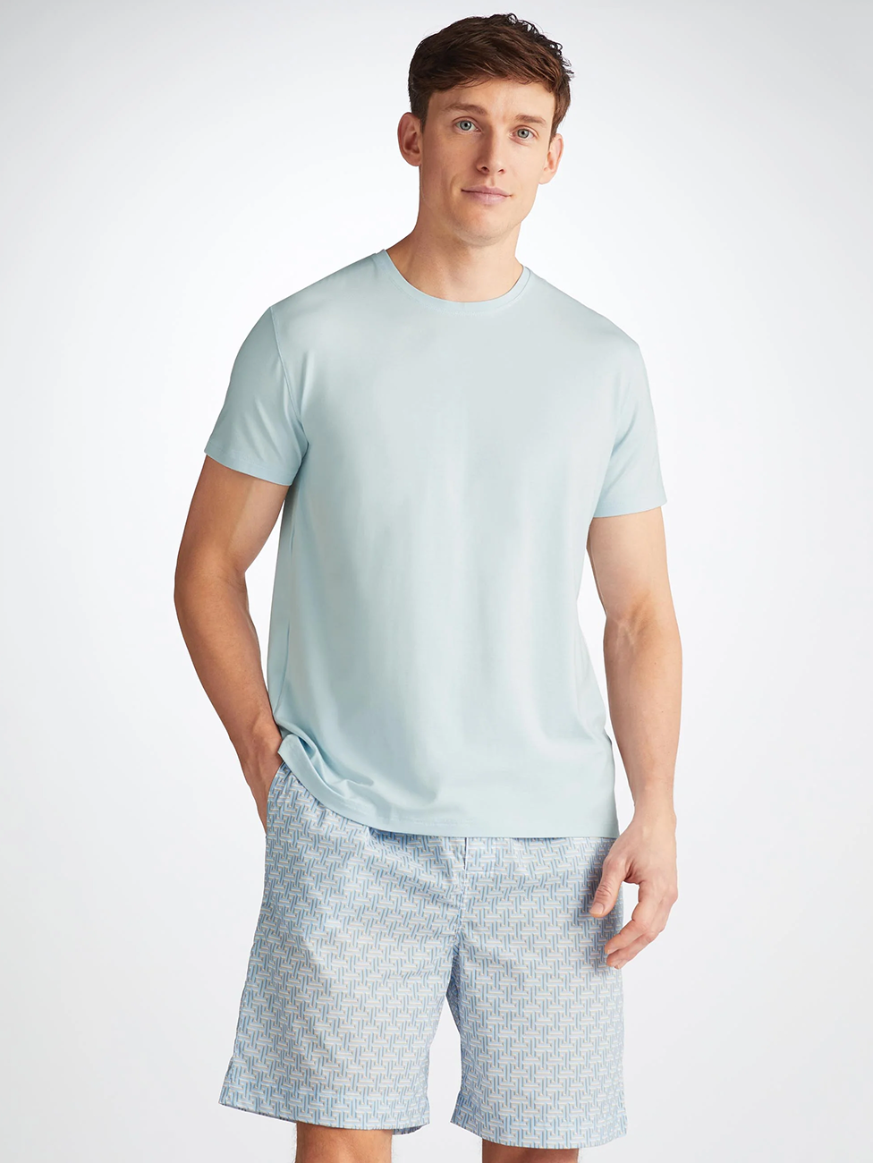 Derek Rose Basel Micro Modal Stretch Men's T-Shirt