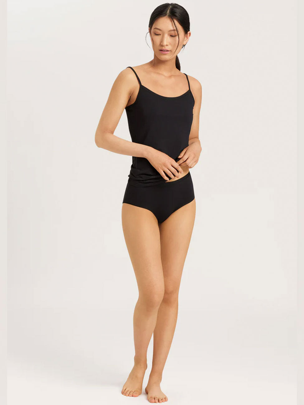 HANRO Perfectly Nude Cotton Velvet Women Midi Briefs