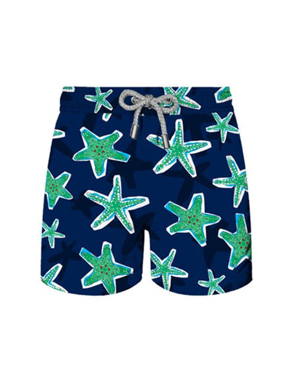 John Frank Kids All Over Printed Swim Short Starfish Navy