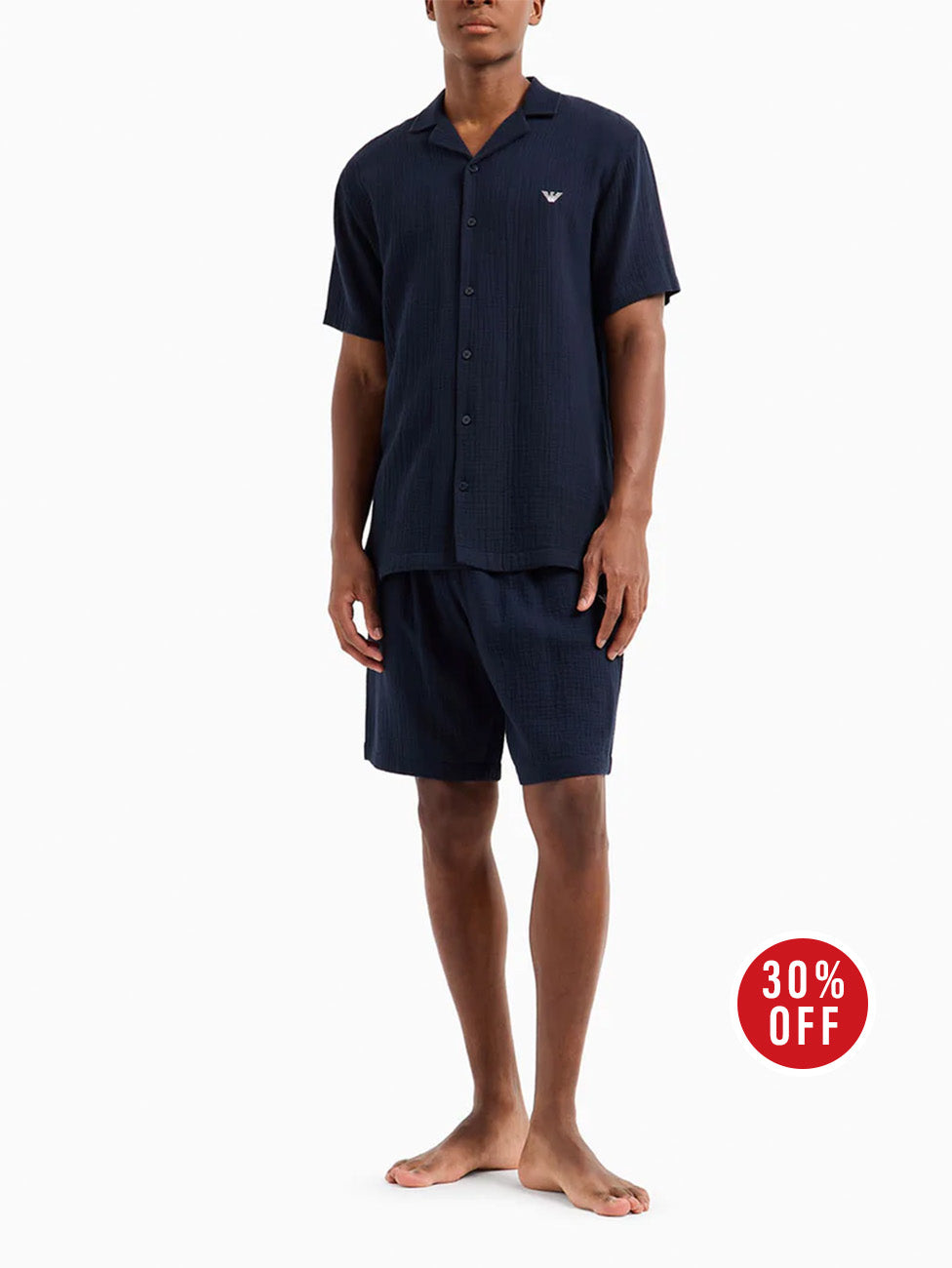 Emporio Armani Buttoned Short Pyjamas