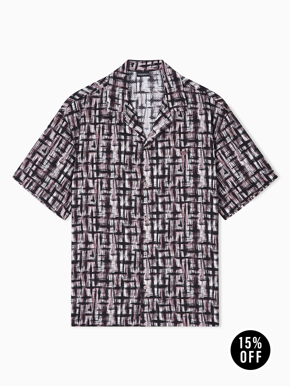 Emporio Armani Abstract Pattern Shirt