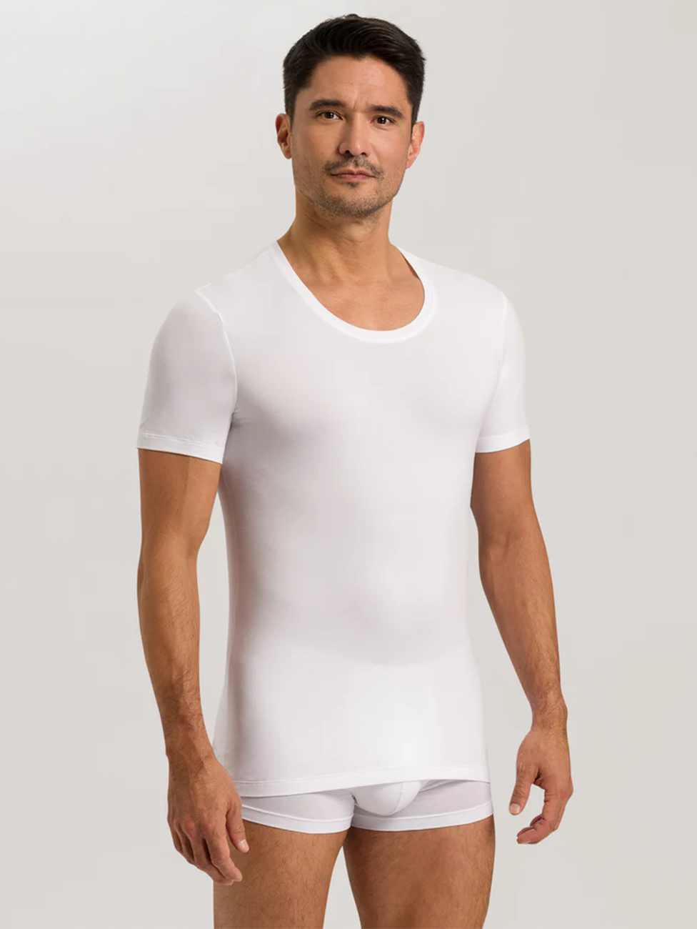 HANRO Superior Short Sleeve Men Shirt