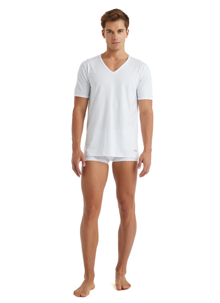 Blackspade Tender Cotton V-Neck T-Shirt