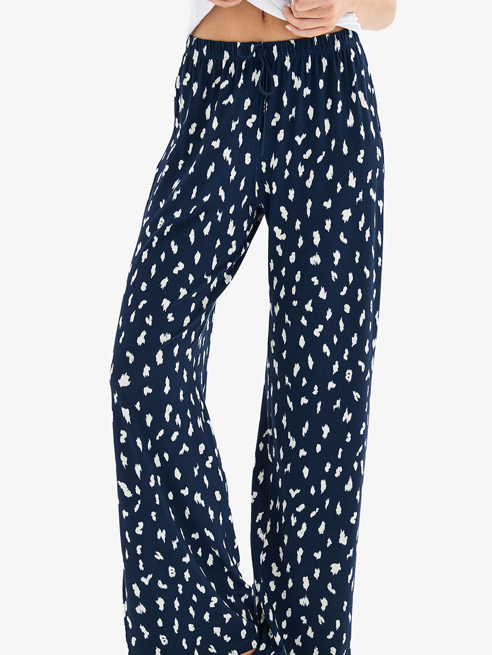 Blackspade White & Black Women's Pyjama
