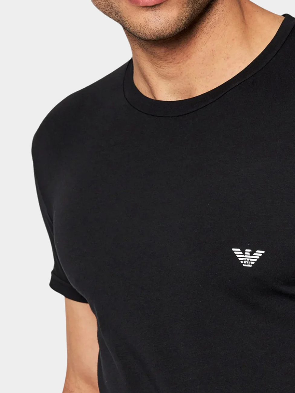 Emporio Armani Knit Crew Neck T-Shirt